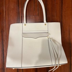Rebecca Minkoff White Tote Bag with dust bag